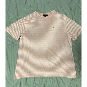 Tommy Hilfiger Pink/White Striped T-Shirt